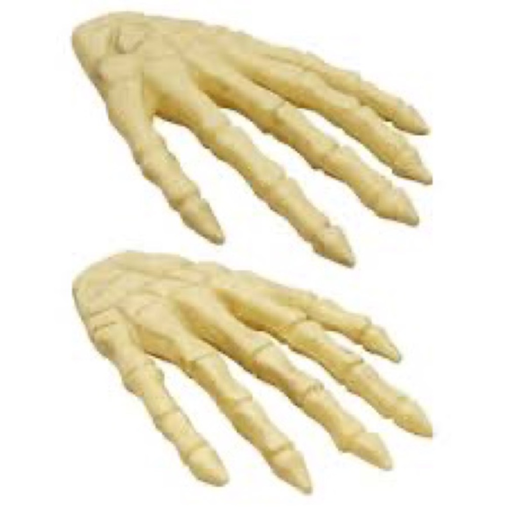 💀 2X SKELETON HANDS 💀